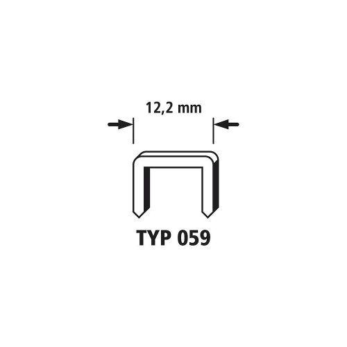 Preisvergleich Produktbild Esco Tackerklammern Typ 059 12mm