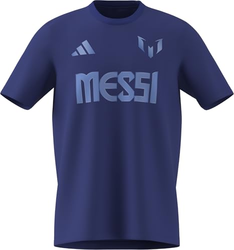 adidas Camiseta para Hombre Messi Name & Number Graphic, Semi Lucid Blue, XL