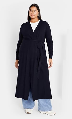 Image of City Chic Plus Size Cardigan - Goldie Longline