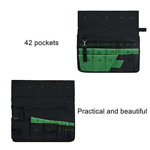 Xhsp Gardening Tools Bucket Bag With 42 Pockets-Outdoor Multifunctional Better Sturdy Oxford/Canvas For Women Men #TOP2