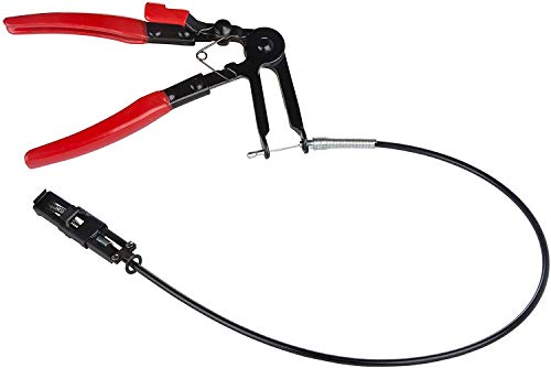 3 x Flexible Long Reach Hose Clamp, Black