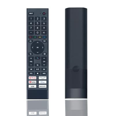 New Upgraded ERF3J80H Universal Replaced Remote Fit for All Hisense 4K UHD Android Smart TV A6G U6G U8G Series75A6G 70A6G 65A6G 60A6G 55A6G 50A6G 43A6G 55U68G 50U6G 65U6G 75U6G 50U68G[NO Voice Command