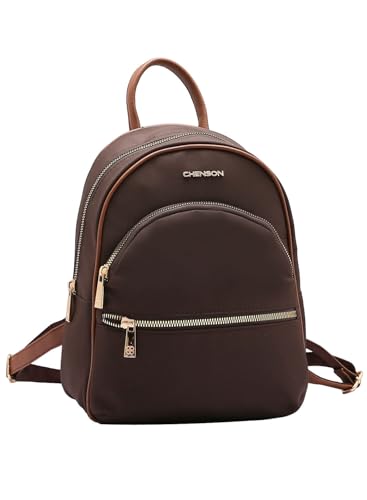 Chenson, Bolsa de Costas Mochilinha Chenson Impermeável Original Cor:Café