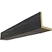 Ekena Millwork BMRW2C0120X080X096ES 2-Sided (L Riverwood Endurathane Faux Wood Ceiling Beam, 12"W x 8"H x 8