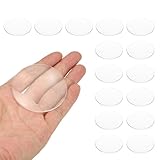 PATIKIL Doppelte Konvexe Optische Glaslinse - Durchmesser:60mm x Brennweite:180mm - 15 Stück Premium Optisches Glas Professionelle Linse Optische für Experimente, DIY, Basteln & Hobby