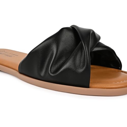 Image of Call It Spring Women's Black Flat sandals