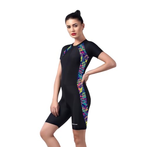 Image of Champ Women's Multi-Sports Suit (Ideal for Cycling, Skating, Swimming and Yoga) with Original YKK Zip (Without Pads)
