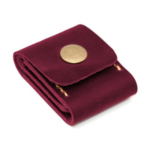 Greabuy Guitar Pick Storage Pouches Guitar Plectrums Bag Guitar Pick Holder PU Leather Guitar Pick Organizers Pick Holder Case