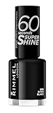 Rimmel - Vernis à Ongles 60 Seconds Super Shine Rita Ora Shades of Black - Ultra Brillance...