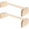 Popetpop Chicken Perch - Wooden Roosting Bar for Coop and Brooder Bird Perch for Large Bird Baby Chicks Pollos Gallinas Polluelos Parrots Wooden Parrot Stand Versatile Plaything Birds