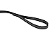 IDC Color & Gray gumierte Leine, 20 mm x 2 m mit Schlaufe und D-Ring, Schwarz-Grau