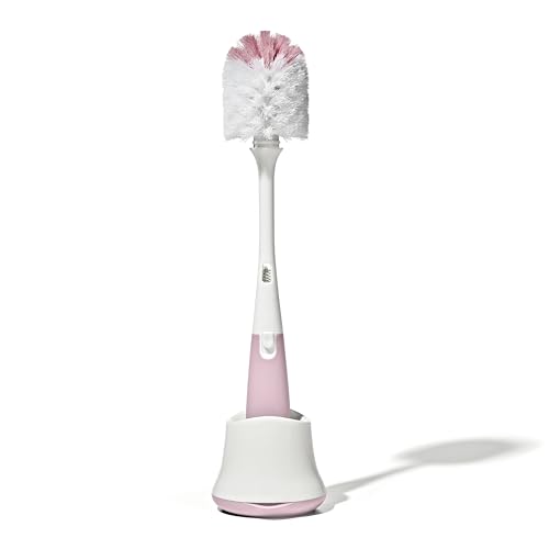 Image of OXO Tot Bottle Brush with Stand - Blossom