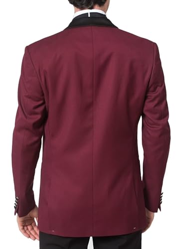 Mens Blazers Slim Fit Suit Coats for Men Solid One Botton Men's Tuxedo Suit Jackets2