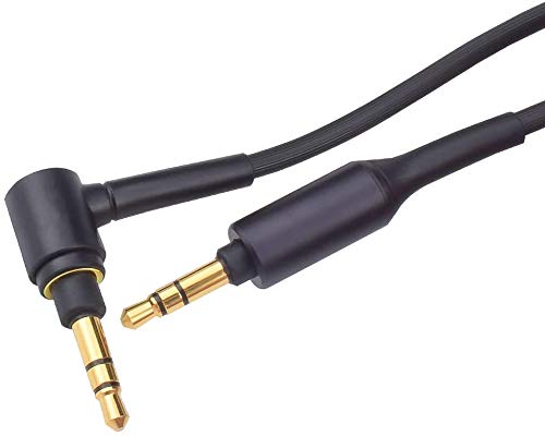 Aiivioll Replacement WH-1000XM5 Headphone Aux Audio Cable Cord for Sony WH-1000XM4 WH-1000XM3 MDR-XB950BT MDR-1000X WH-1000XM2 WH-CH510 WH-CH700N MDR-100ABN MDR-1A Wireless Headphones(Black/4.9ft) - Image 3