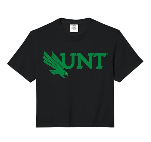 University of North Texas UNT Mean Green UNT62 Comfort Colors Crop Top