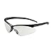 Adversary Safety Glasses Clear Lens Black Frame Bayonet Temples w/ Curved Rubber Tip Includes Neck Cord Lot of 12