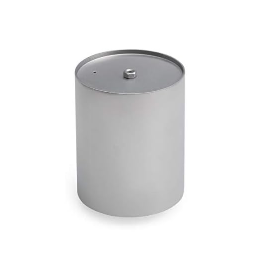 höfats - Spin Erhöhung 120 Grau - erhöht Bioethanolkamin Spin um 11cm - aus Edelstahl - nur für Outdoor-Gebrauch - Zubehör für Spin Ethanolkamin