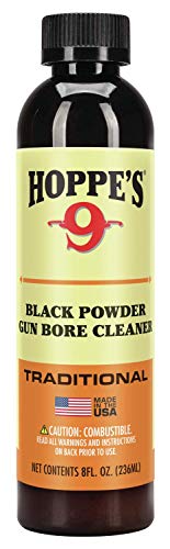 Hoppe's No. 9 Black Powder Gun Bore Cleaner and Patch Lubricant, 8 oz. Bottle