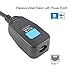 Walfront CCTV Balun Passive Video Transceiver with Power Over UTP, Supports TVI AHD, Transmits 720P 1080P Video Up to 1476ft for Security Camera Systems