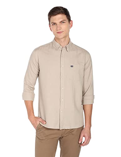 Image of Arrow Men's Solid Regular Fit Shirt
