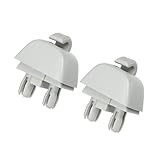 Motoforti Sun Visor Clip Retainer,for Volkswagen Passat 2012-2015,Plastic,Gray,2 pcs