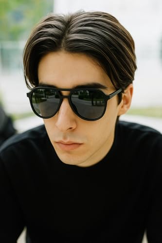 5 Pcs Pair Eyewear Magnetic Clip On Sunglasses Interchangeable Polarized Tinted Lenses for Men and Women Unique Gift Stick On Aviator Style Magnetic Sunglasses2