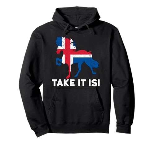 Tölt Islandpferd Evolution Pferd Isländer Pferde Take it Isi Pullover Hoodie