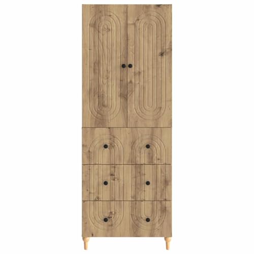 Juego de armarios de madera de 2 piezas modular de 66x34,5x90 cm para dormitorio 5