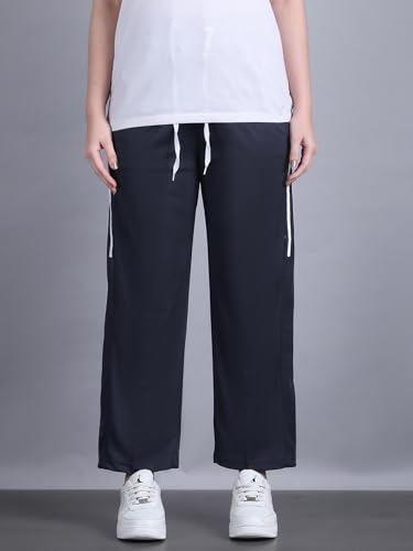 Image of Mack Jonney Striped | Relaxed Fit | Polyster Lycra Trackpant for Women-M01