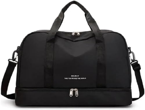 Large Travel Golf Holdall Bag 35L Golf Duffel Bag with Golf Shoe Compartment Durable Waterproof