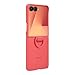 Samsung Galaxy Z Flip7 Official Ring Phone Case Silicone, Easy to Carry, Soft, Sleek, US Version, Coral Red