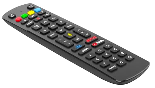 Image of Compatible Replacement Joi Fiber Setup Box Remote Control with Smart Shortcut Key - Voice Function- Pairing Required