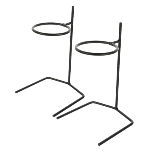 IWOWHERO 2pcs Metal Coffee Dripper Stand Filter Cup Holder for Easy Brewing Compact Lightweight Design for Coffee