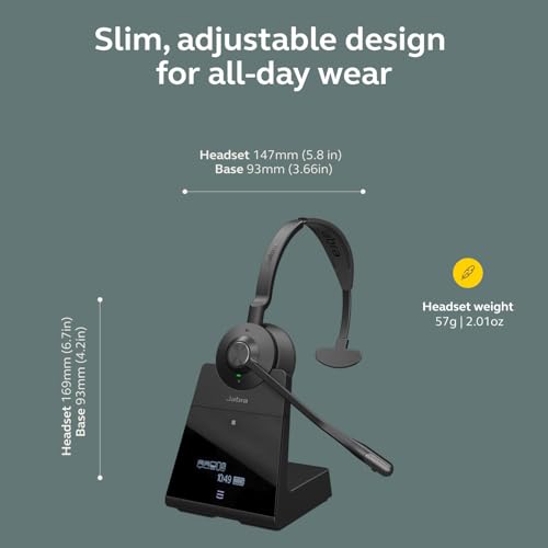 Jabra Engage 65 SE (Second Edition) Wireless Single‑Ear Headset with Mic - image 5