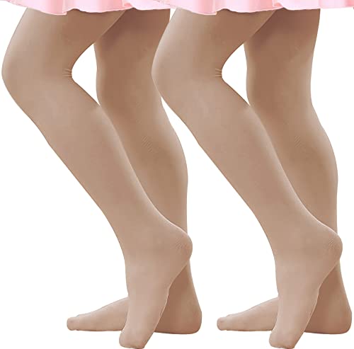 Image of danswan Ballet Dance Tights Footed Ballet Legging Stocking for Girls Students Practice (Kids /Women /Toddler)