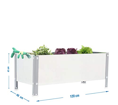 Huerto urbano Urban garden Gris/Galvanizado Simonrack 410x1200x400 ...