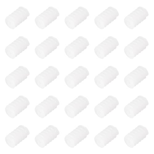 MECCANIXITY 30 Pcs Plastic Gears Plastic Motor Gear Model 6102A Reduction Gear for RC Car Model DIY Robot (White, Module 0.5)