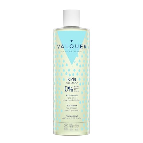 Válquer Profesional Champú Infantil Extra Suave, sin sulfatos, parabenos ni siliconas – vegano, 400 ml