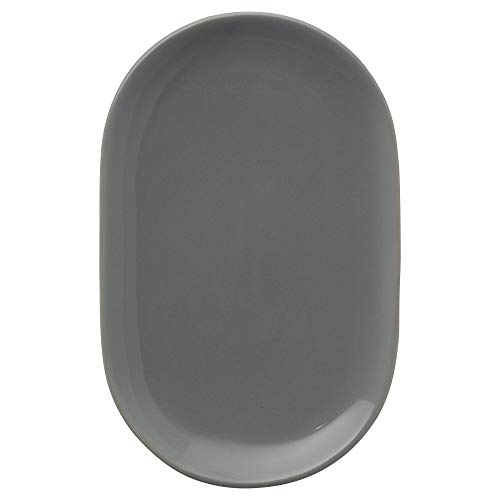Typhoon Cafe Concept Snack Saucer, Grey, Dark Grey, 20*12.8 centimeters