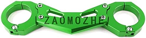 Accessories Motorcycle Front Fork Bracket CNC Shock Absorber Damper Balance Brace for Kawasaki Z900 2017 2018 - (Color: Black)