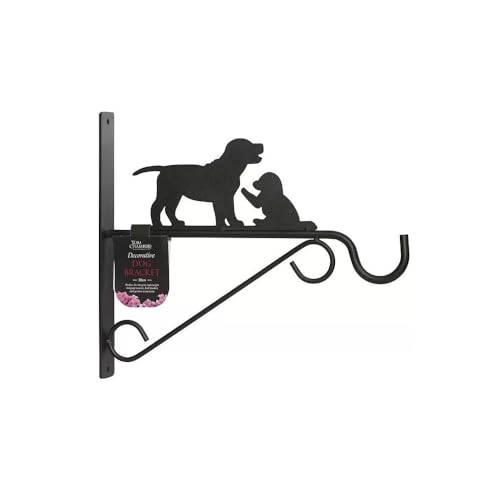 Gifts Direct 2 U Tom Chambers - Soporte decorativo para cesta colgante para perro, color negro, 30 cm
