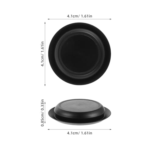 Tapones de Goma Negro para Puertas de Coche Happyyami 30 Piezas 2
