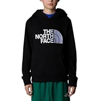 The North Face Boy's Drew Peak P/O Hooded Sweatshirt, Tnf Black, 10 Years