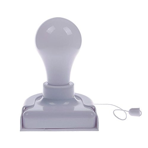 Stick Up Bulb Pull Vertical Light Cord Night Home Cabinet Wardrobe Closet Lamp