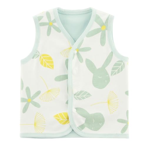 Image of POBIDOBY Baby Vest for Girls & Boys, Purcotton Toddler Reversible Vest for Spring & Autumn