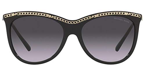 Michael Kors Dark Grey Gradient Round Ladies Sunglasses MK2141 30058G 55 - Image 3