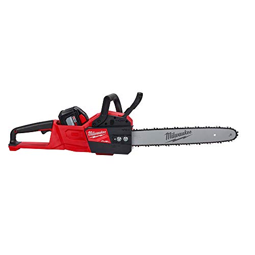Milwaukee 2727-20 M18 Fuel 18 Volt Lithium-Ion Battery 16 Inch Cordless Brushless Chainsaw with 12.0 Ah Battery and M18 Rapid Charger Kit (Non-Retail Packaging)