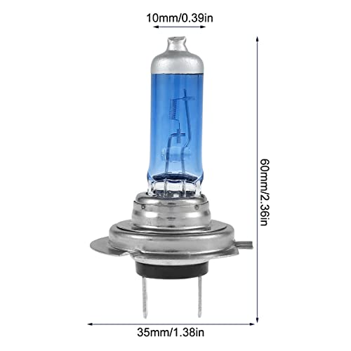 TuAut Lâmpadas de neblina LED H7 1000LM luzes de neblina super brilhantes 12V 55W 5000K lâmpadas de