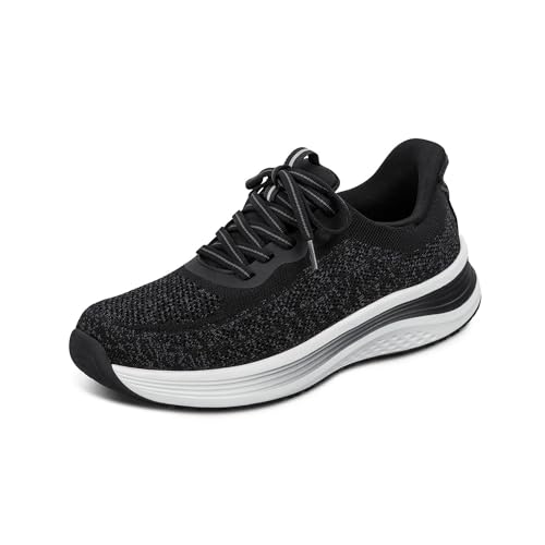 Orthofeet Women's Orthopedic Black Hands-Free Nira Slip-On Sneakers, Size 8 Medium
