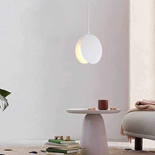 Chandelier suspendu réglable blanc style macaron culot E27
